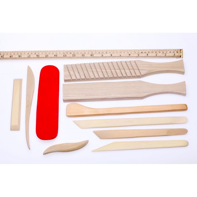 陶藝造型工具套裝 A－10件 5-13吋
pottery forming tools set - 5-13" 10 pieces